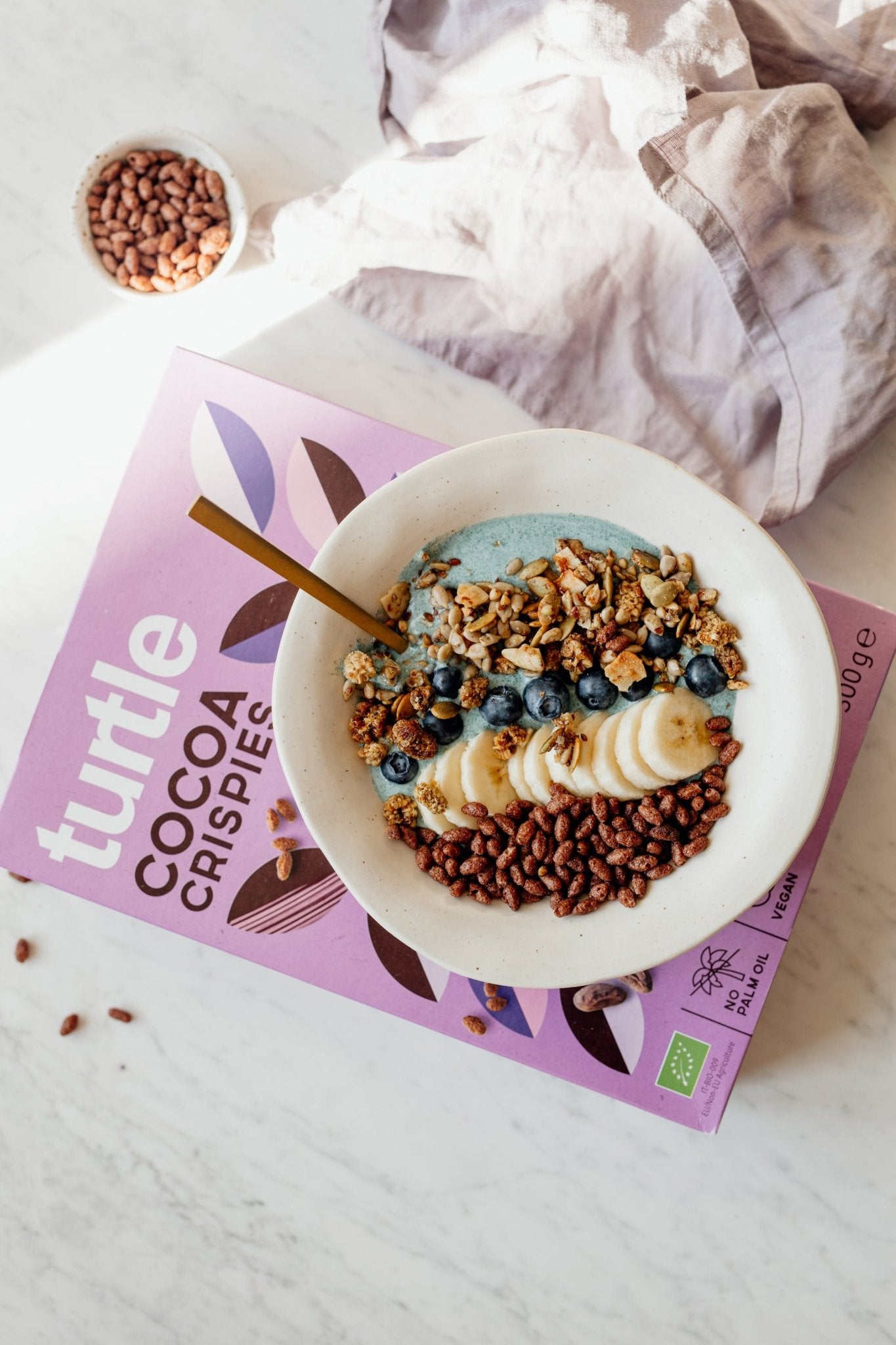 Spirulina Yogurt Bowl Recipe – Turtle - Better Breakfast!