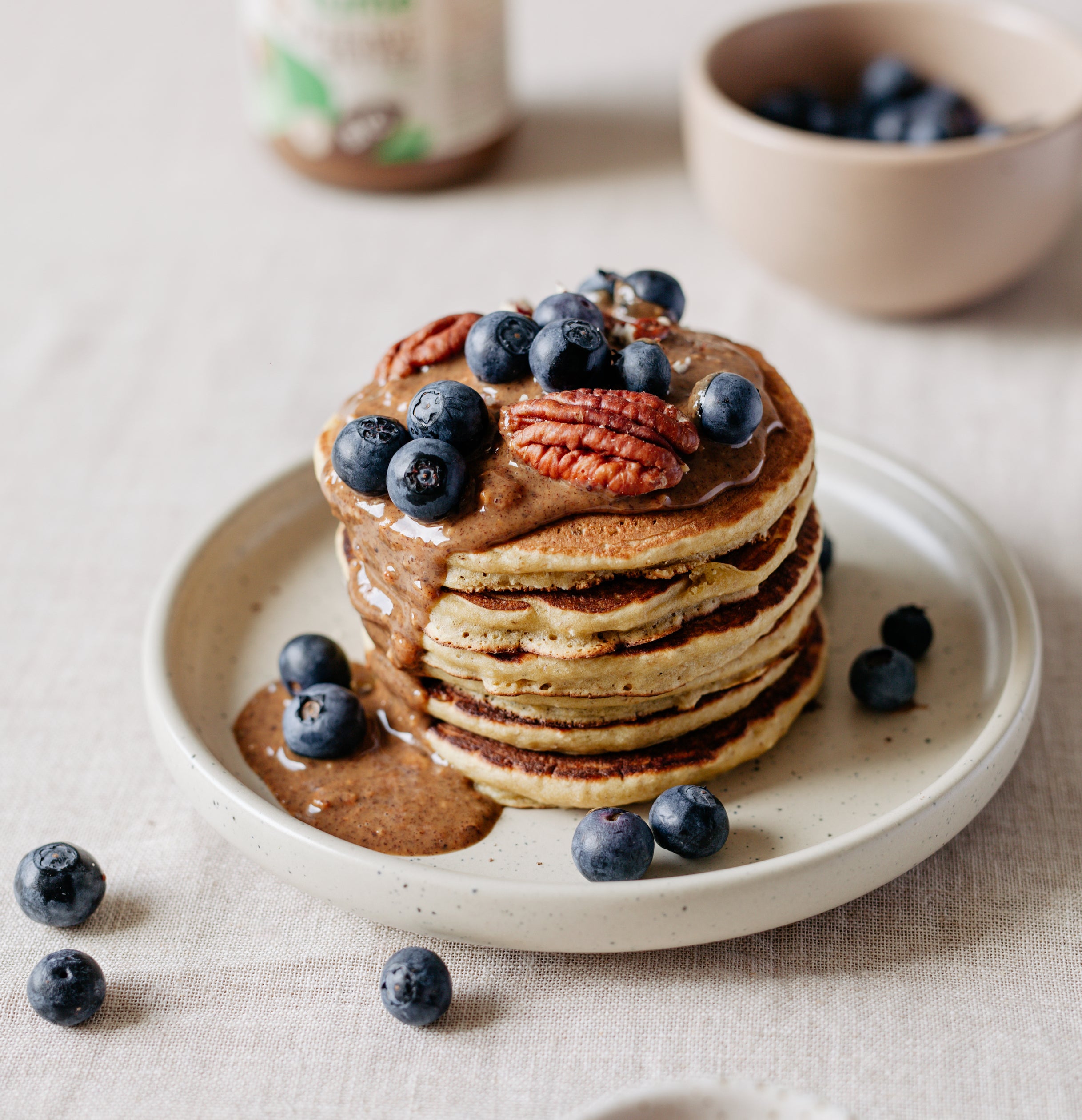 Glutenfreie Pfannkuchen mit Hafer - Turtle - Besseres Frühstück!