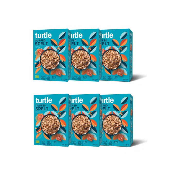 Gepuffter Dinkel mit Honig - Turtle - Better Breakfast!