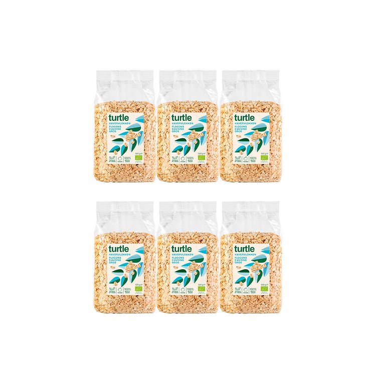 Flocons d'avoine bio Jumbo - Turtle - Better Breakfast!