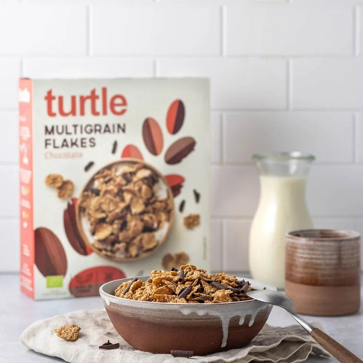 Meergranenvlokken met chocolade - Turtle - Better Breakfast!