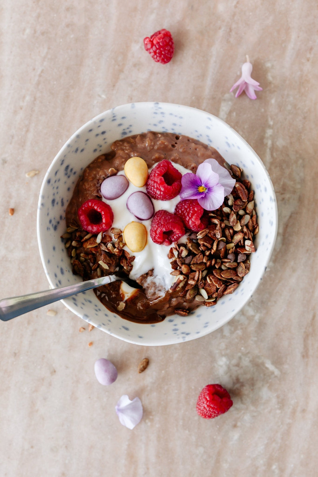 Chocolatey Easter Granola Bowl Recipe: High-Protein, Fibre-Rich & Gluten-Free - Turtle - Better Breakfast!