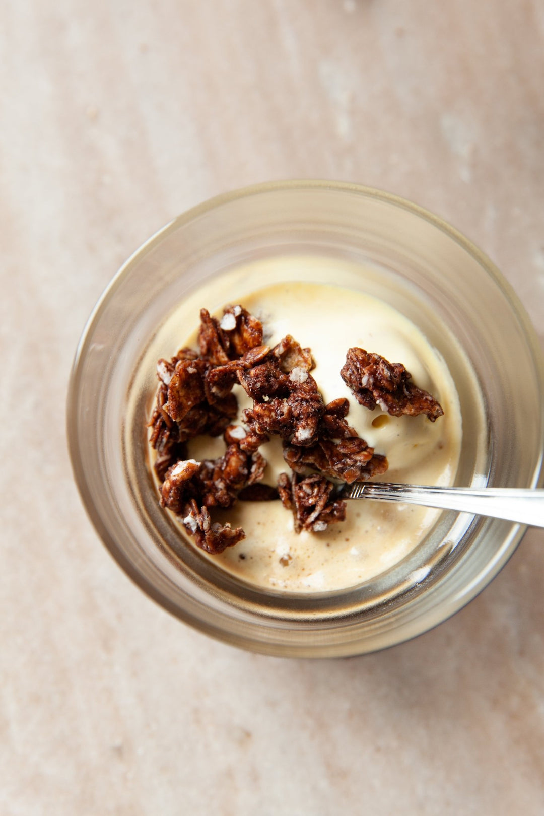 Affogato au chocolat noir croustillant - Turtle - Better Breakfast!