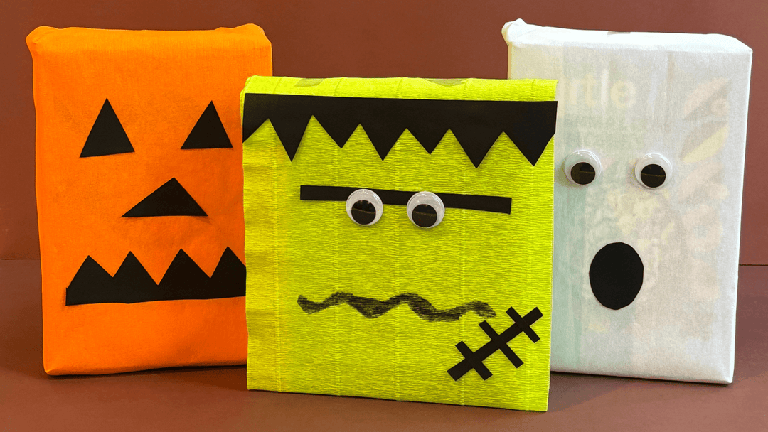 DIY Halloween Decoration: Upcycle Empty Cereal Boxes Into Spooky Characters! - Turtle - Better Breakfast!