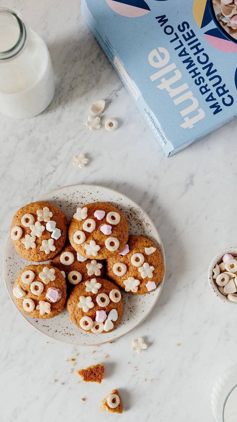 Marshmallow Crunchies Cookies - Turtle - Better Breakfast!