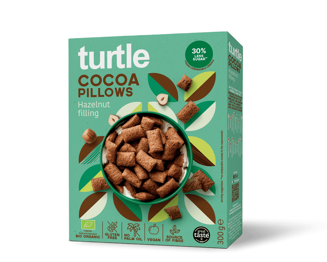 Cocoa Pillows with Hazelnut - Turtle - Better Breakfast!