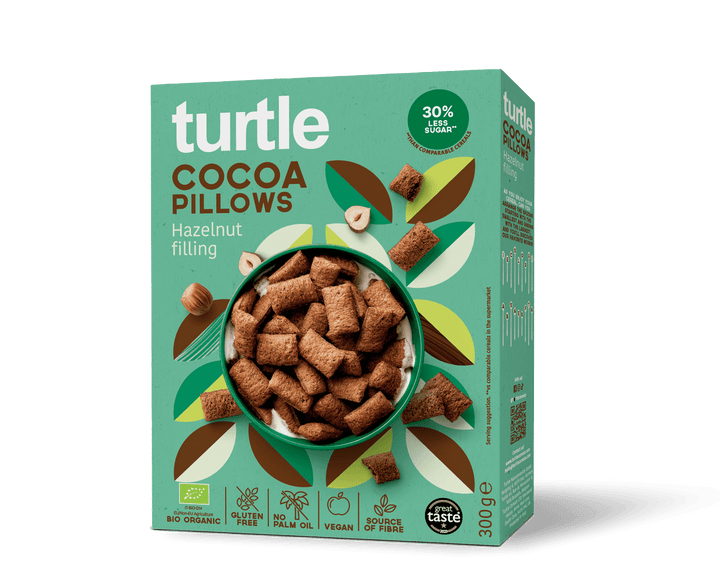 Cocoa Pillows with Hazelnut - Turtle - Better Breakfast!