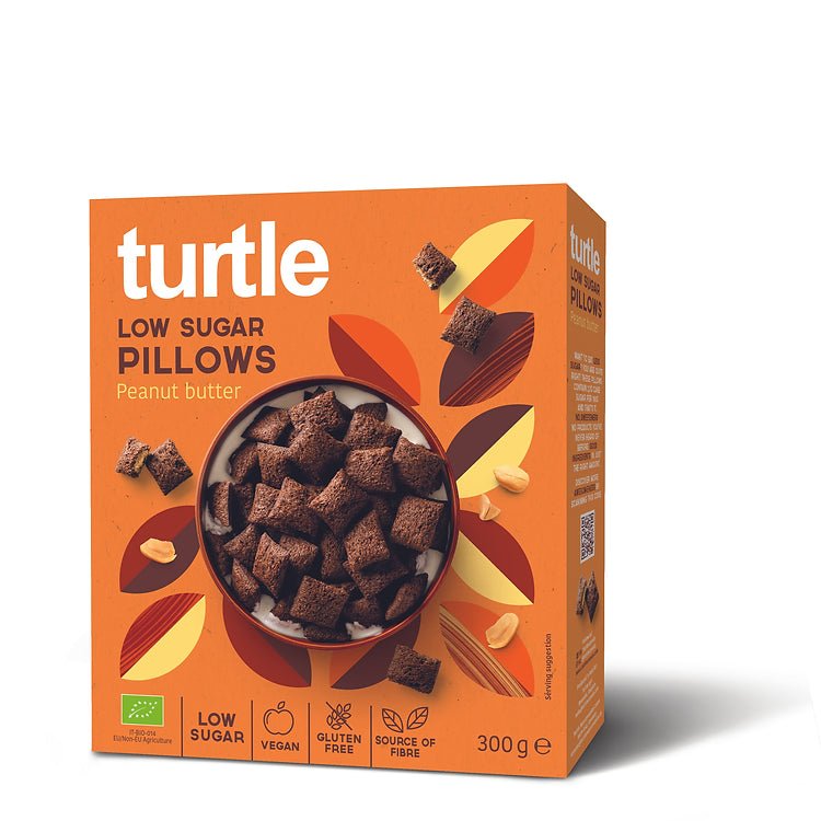 Low Sugar Pillows Peanut Butter - Turtle - Better Breakfast!