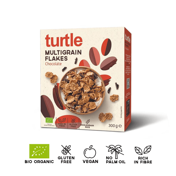 Multigrain Flakes with Chocolate - Turtle - Better Breakfast!