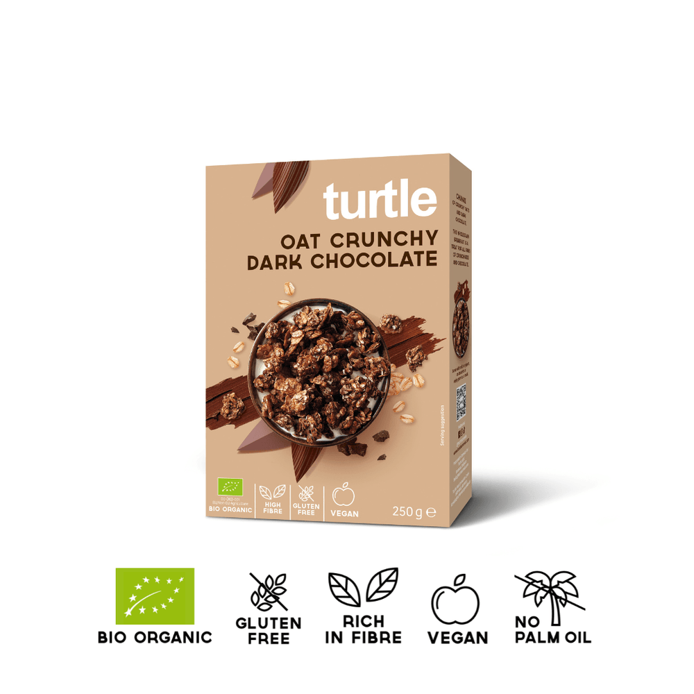 Oat Crunchy Dark Chocolate - Turtle - Better Breakfast!