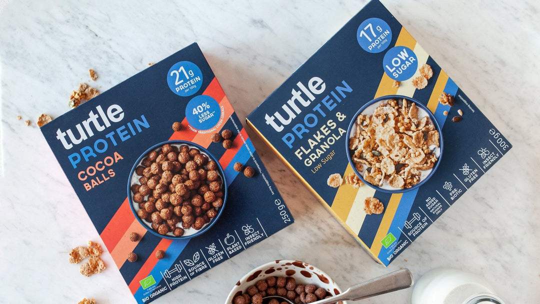 Protein Flakes & Granola - Low Sugar - Turtle - Better Breakfast!