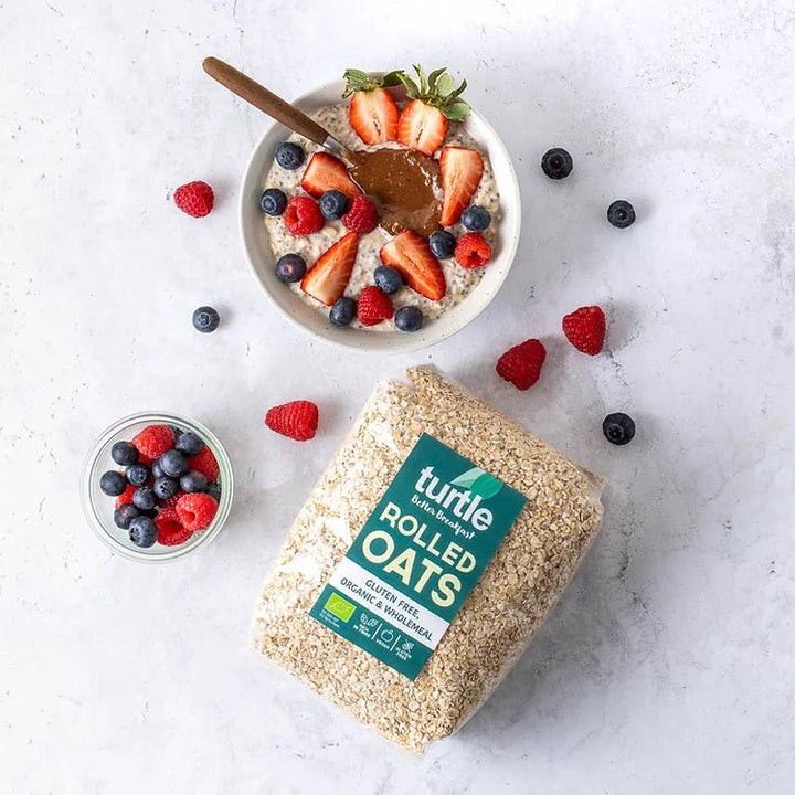 Organic and Gluten - Free Rolled Oats - Turtle - Better Breakfast!