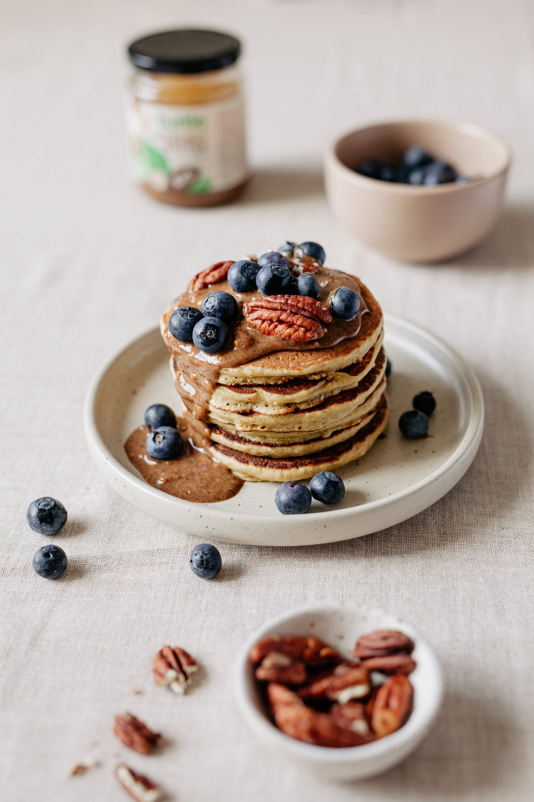 Glutenfreie Bananen-Hafer-Pfannkuchen