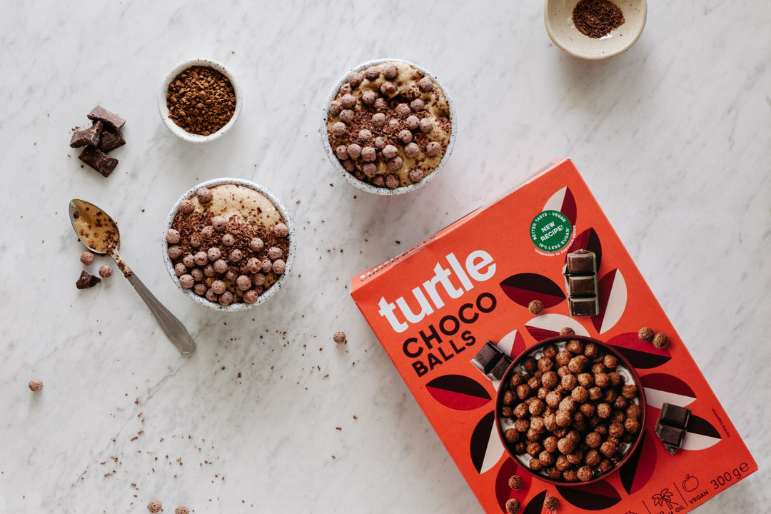 Kaffee-Mousse mit Schokoladenkugeln - Turtle - Better Breakfast!