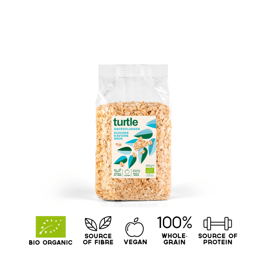 Bio-Haferflocken Jumbo - Turtle - Better Breakfast!