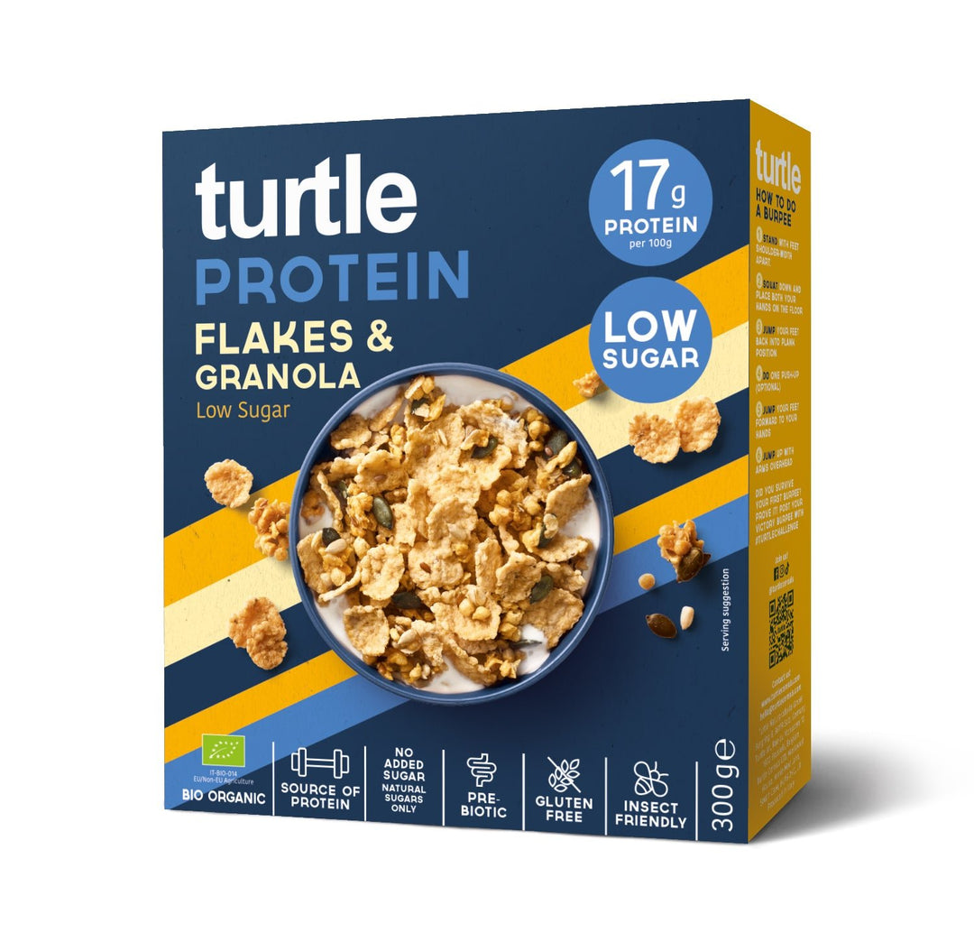 Proteinflocken & Müsli – Zuckerarm – Turtle  Better Breakfast!