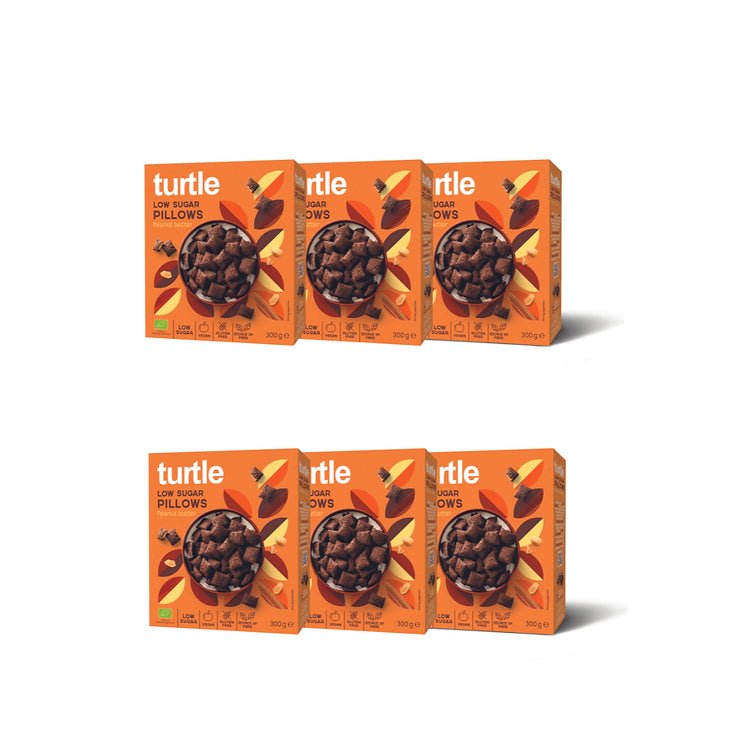 Zuckerarme Kissen Erdnussbutter - Turtle - Better Breakfast!