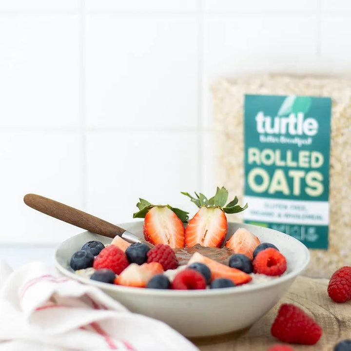 Bio- und glutenfreie Haferflocken - Turtle - Better Breakfast!