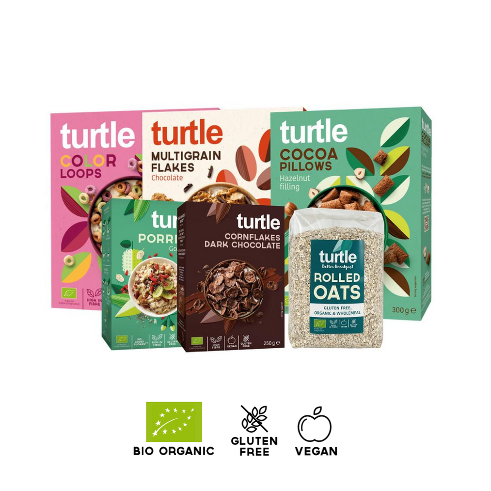 Flocons d'avoine biologiques et sans gluten - Turtle - Better