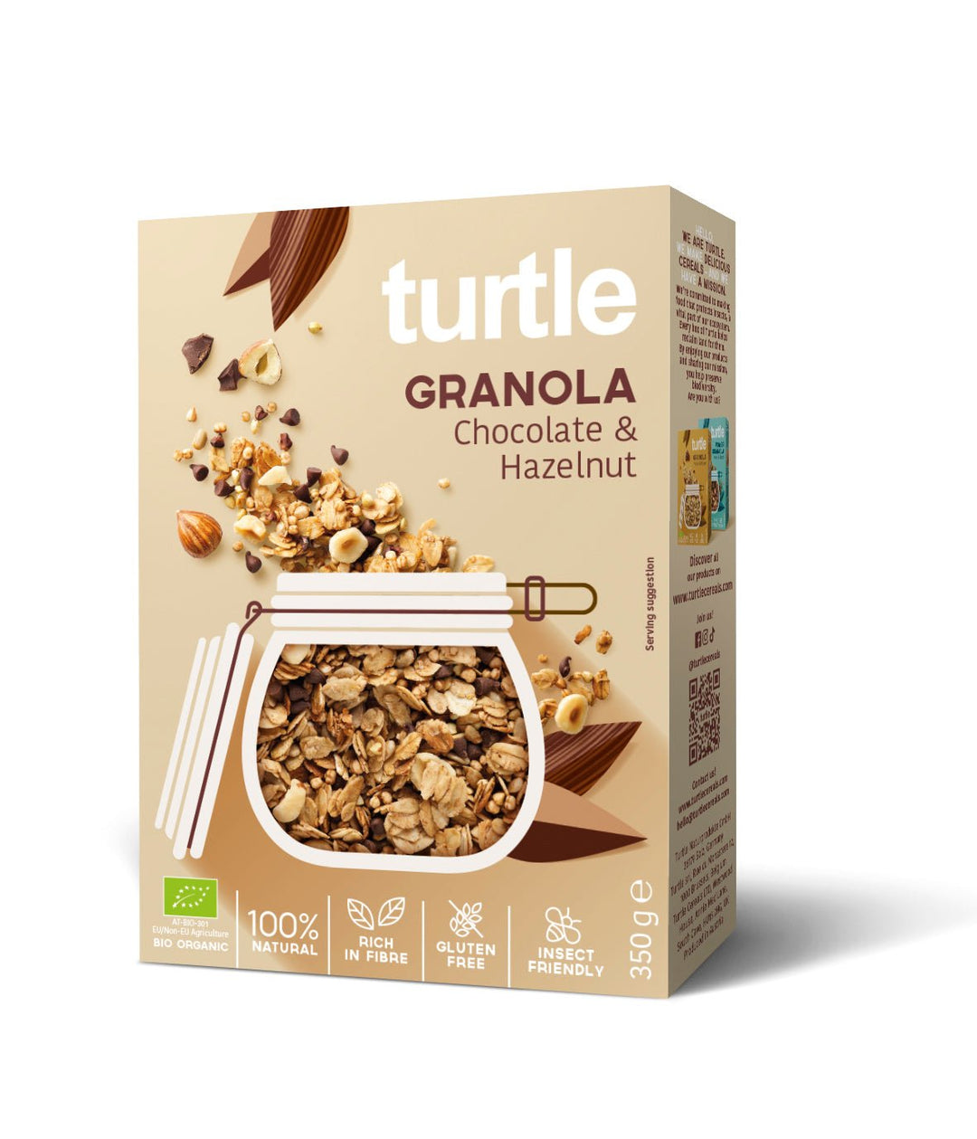 Granola chocolat et noisettes - Turtle - Better Breakfast!