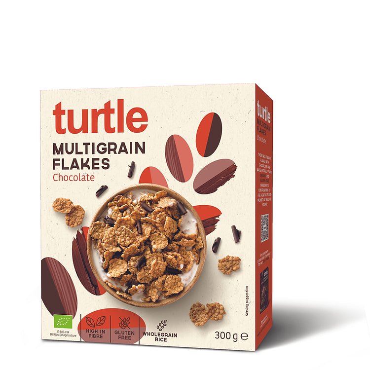 Flocons multigrains au chocolat - Turtle - Better Breakfast!