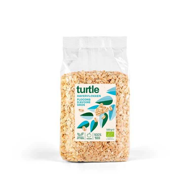 Flocons d'avoine bio Jumbo - Turtle - Better Breakfast!