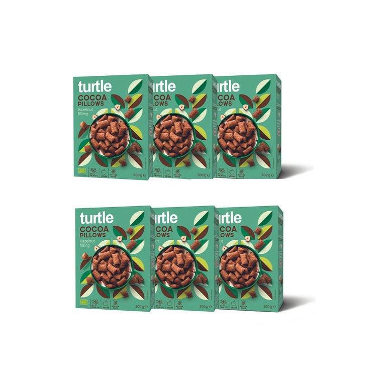 Coussins de cacao aux noisettes - Turtle - Better Breakfast!