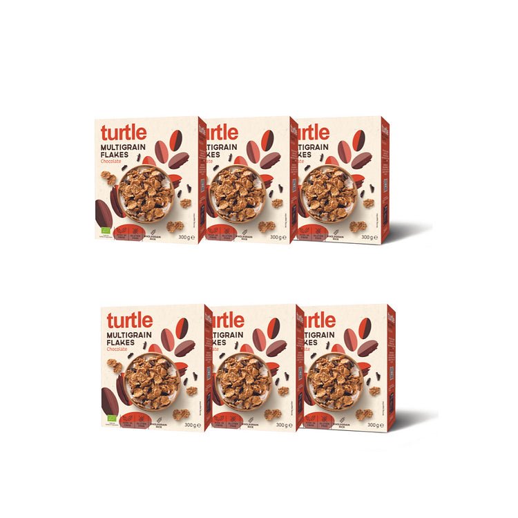 Flocons multigrains au chocolat - Turtle - Better Breakfast!