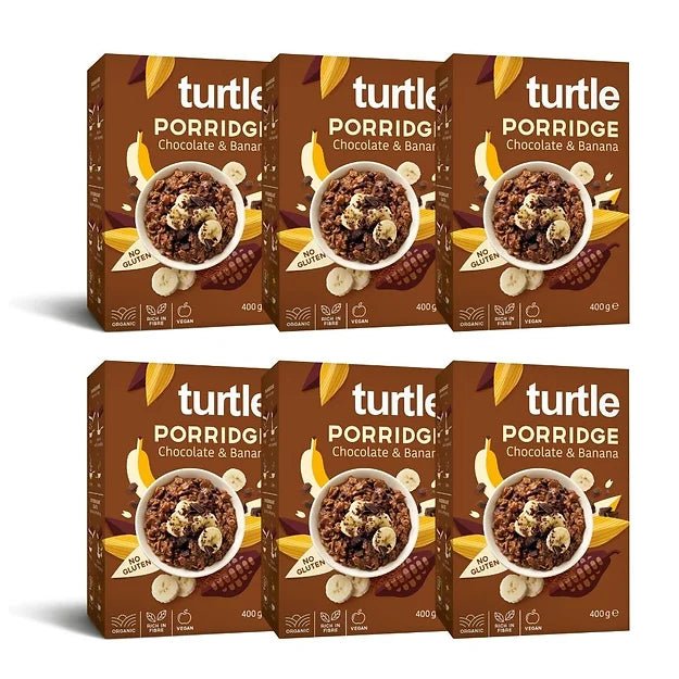 Porridge au chocolat et à la banane - Turtle - Better Breakfast!