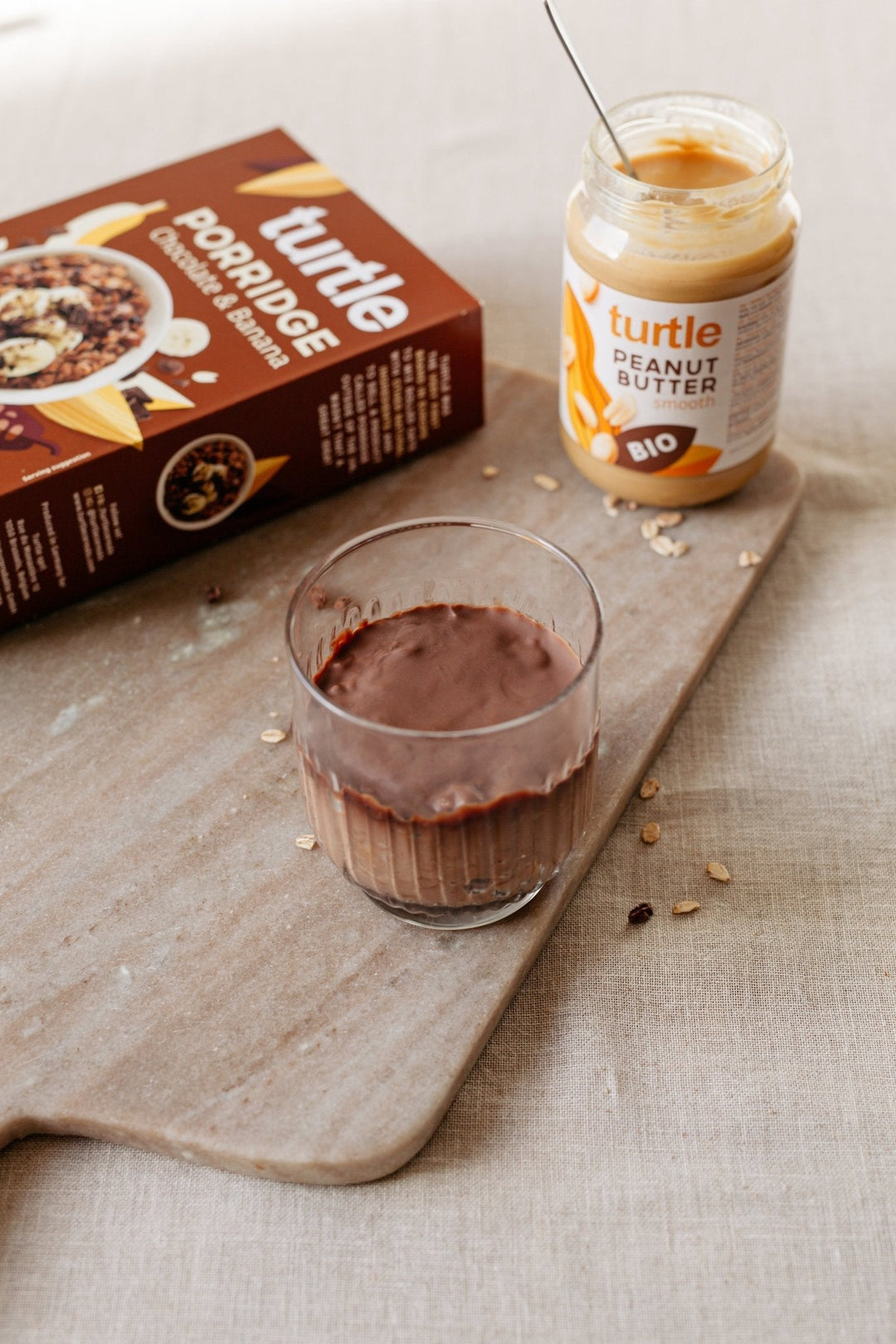Chocolade Banaan Overnight Oats - Turtle - Better Breakfast!