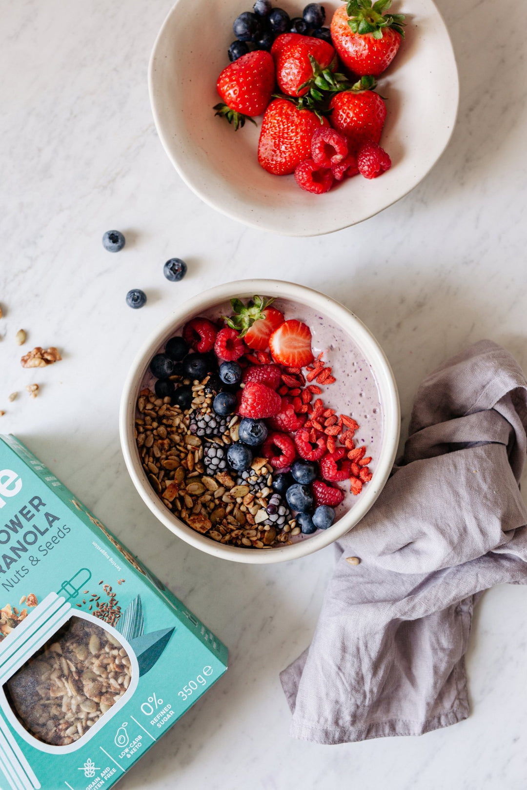 Superfood Açaï Bowl met Granola - Turtle - Better Breakfast!