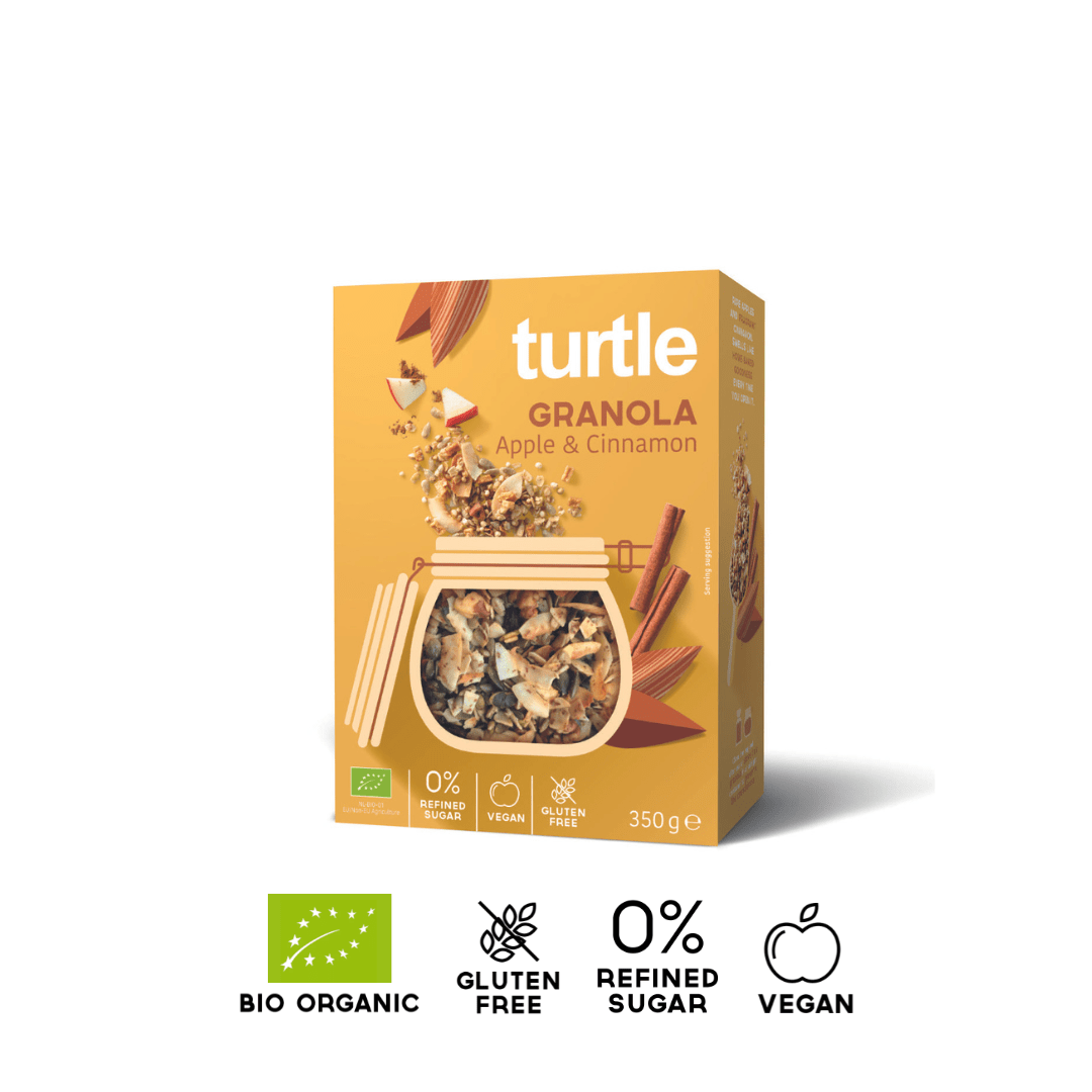 Granola Appel & Kaneel - Turtle - Better Breakfast!