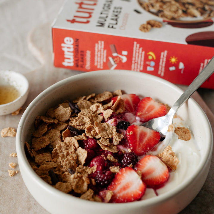 Meergranenvlokken met chocolade - Turtle - Better Breakfast!
