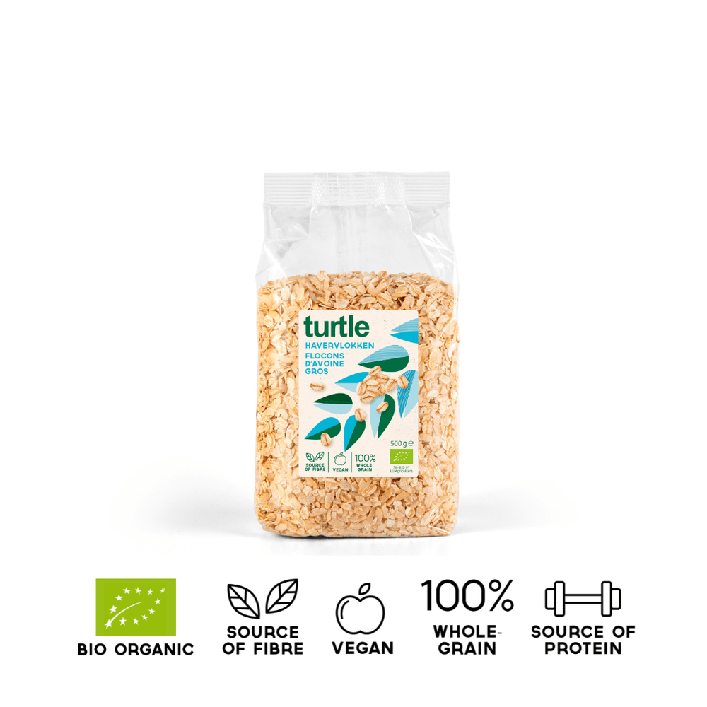 Biologische Havermout Jumbo - Turtle - Better Breakfast!