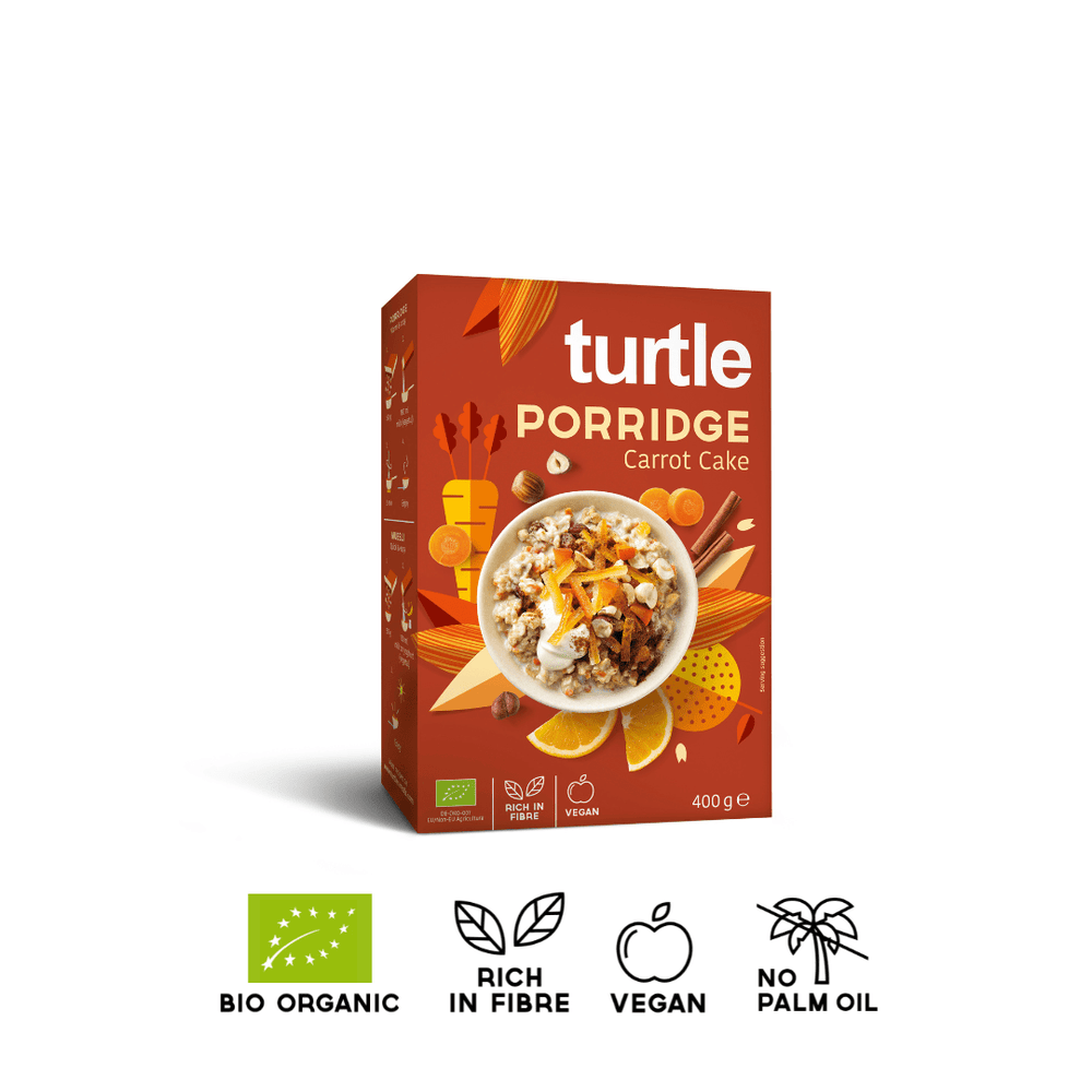 Porridge Worteltaart - Turtle - Better Breakfast!