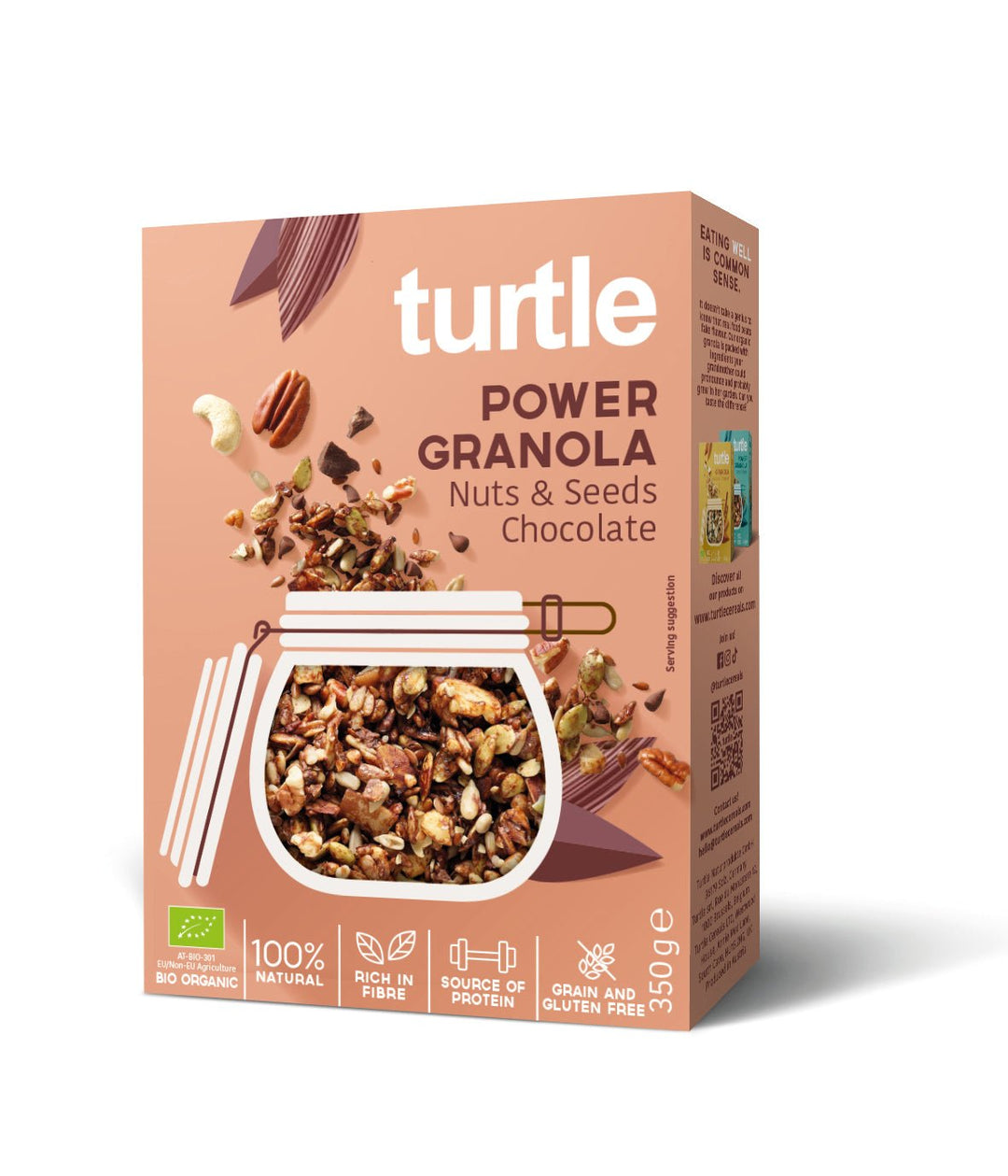 Power Granola & Zaden Chocolade - Turtle  Better Breakfast!