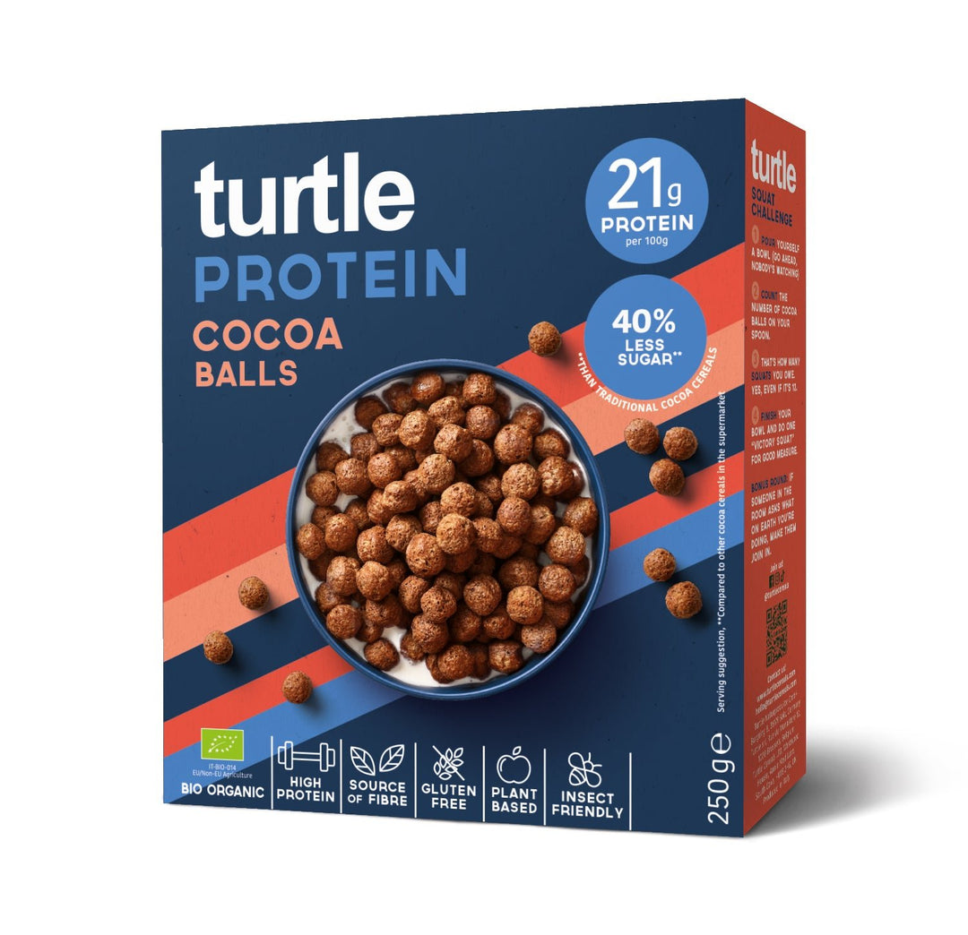 Eiwitrijke cacaoballen - Turtle  Better Breakfast!