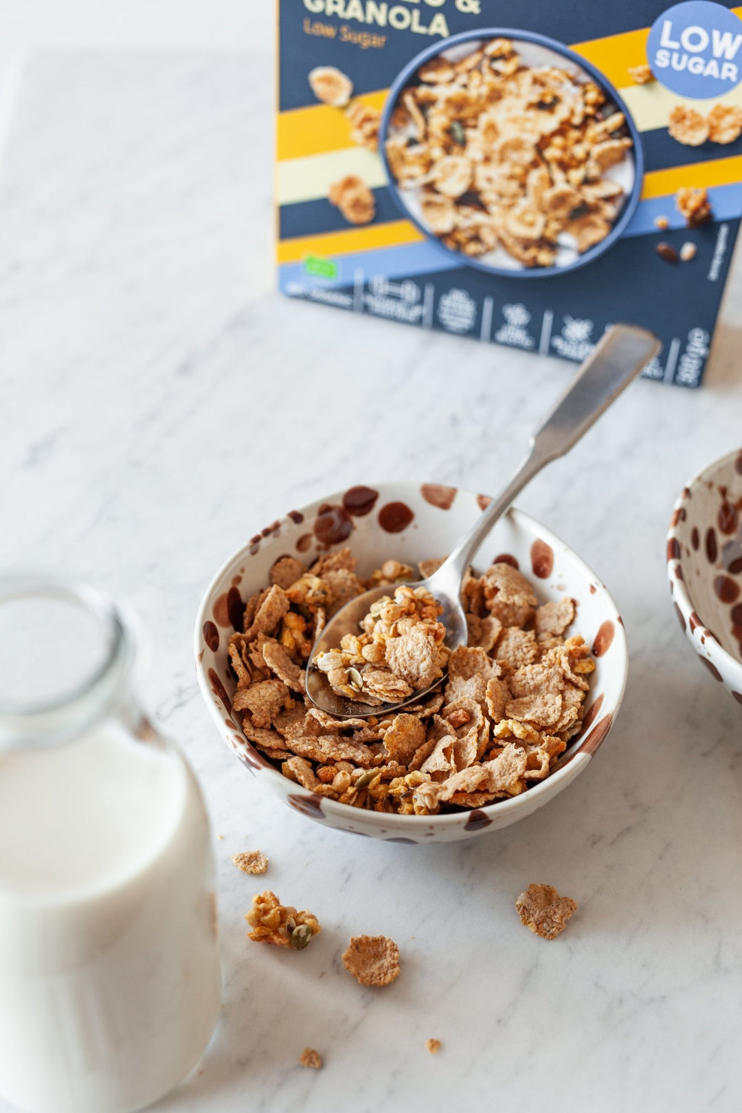 Eiwitvlokken & Granola - Laag suikergehalte - Turtle  Better Breakfast!